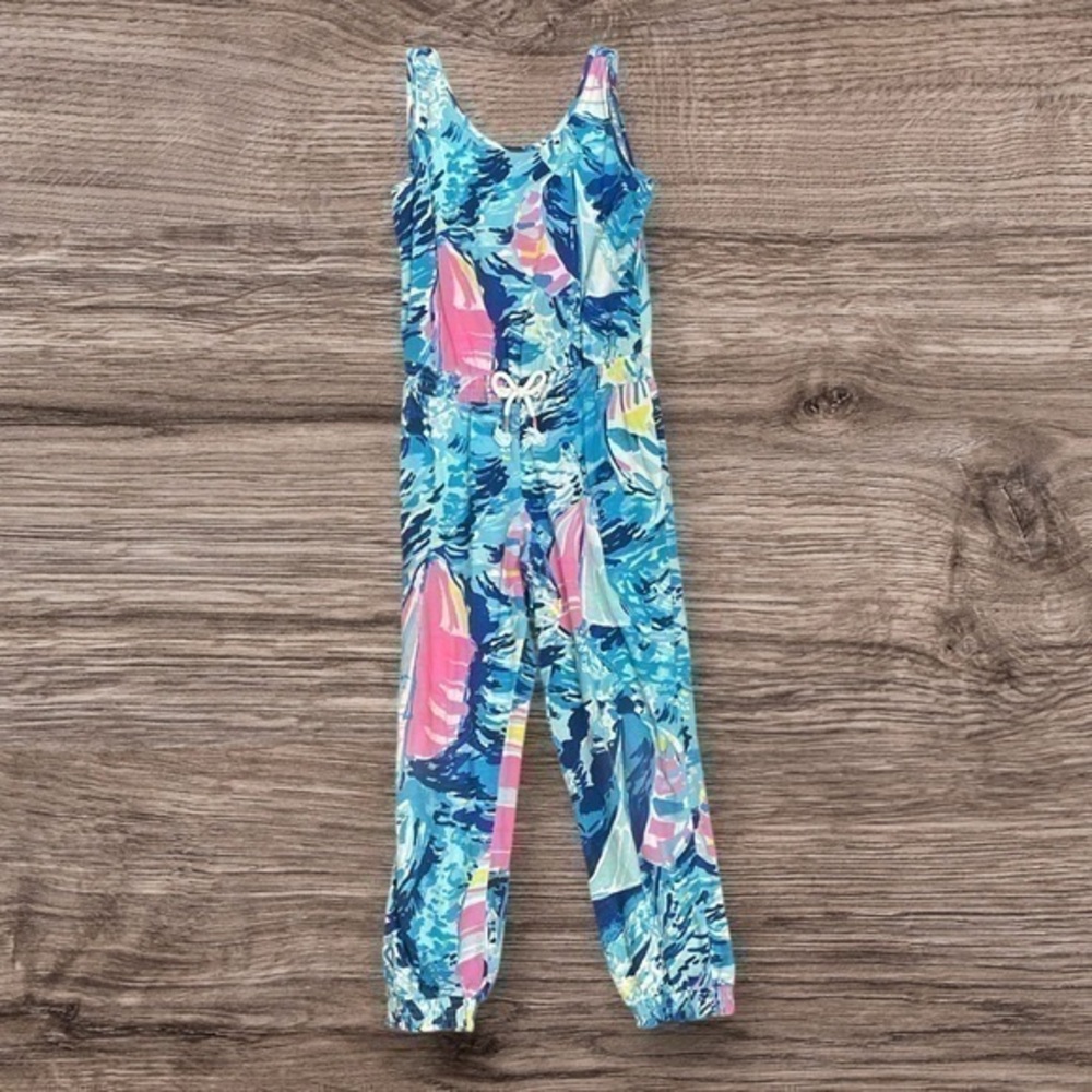Lilly Pulitzer Girls Jumpsuit Size Small 4-5